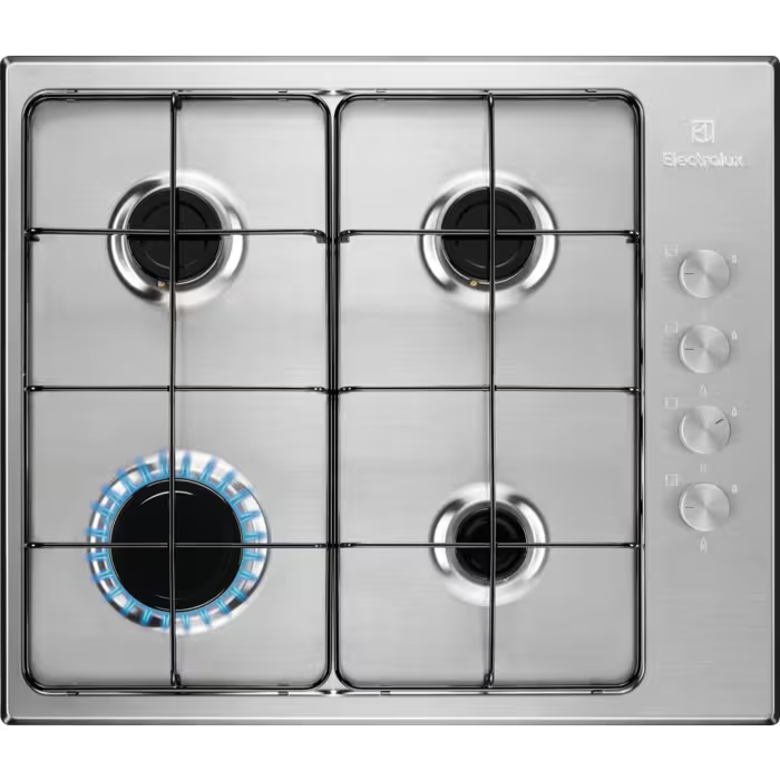 Варочная панель газовая Electrolux KGS6404SX, нержавеющая сталь