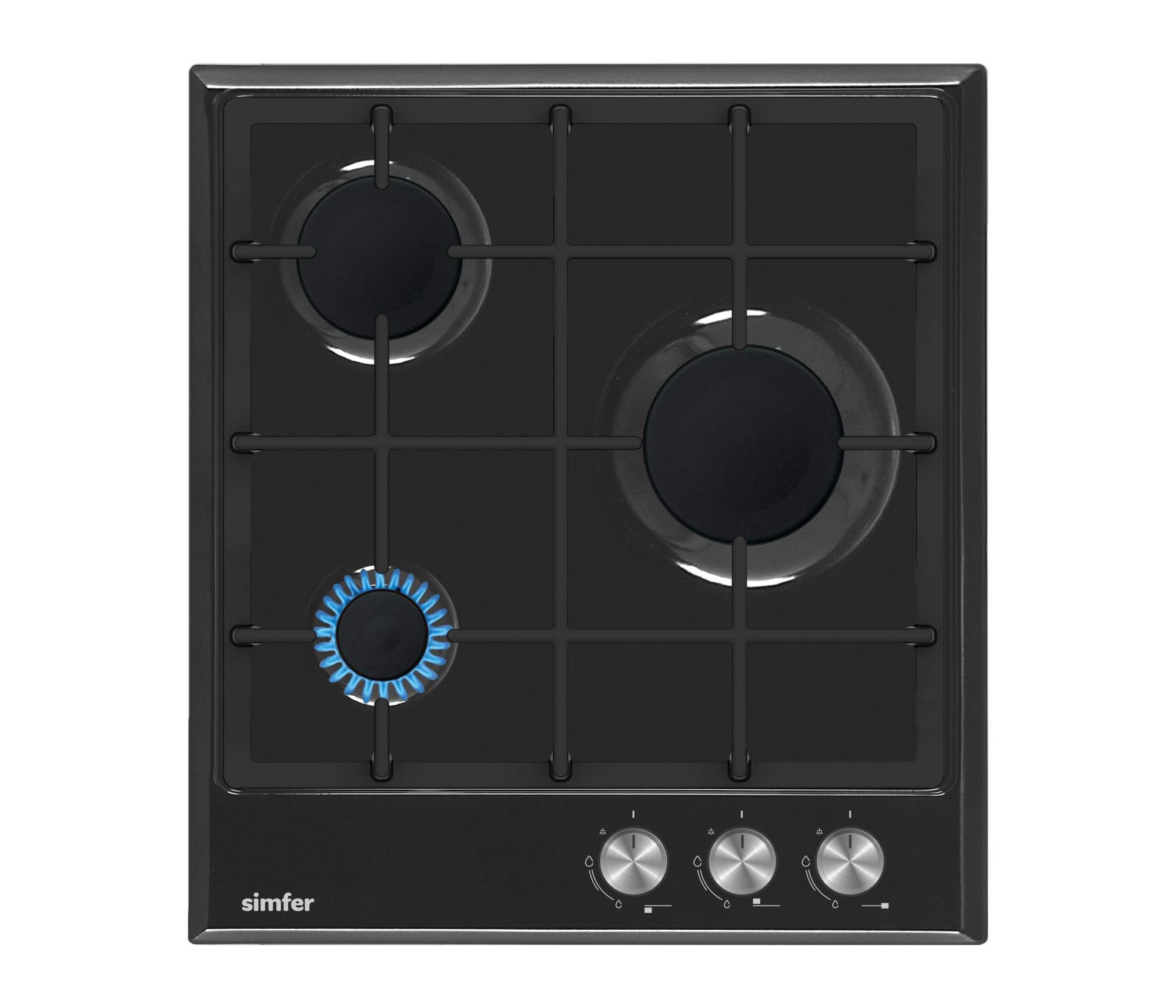 Варочная панель газовая Simfer H45V30B416, черный