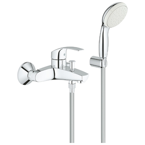 Однорычажный смеситель для ванны с душем Grohe Eurosmart 3330220A
