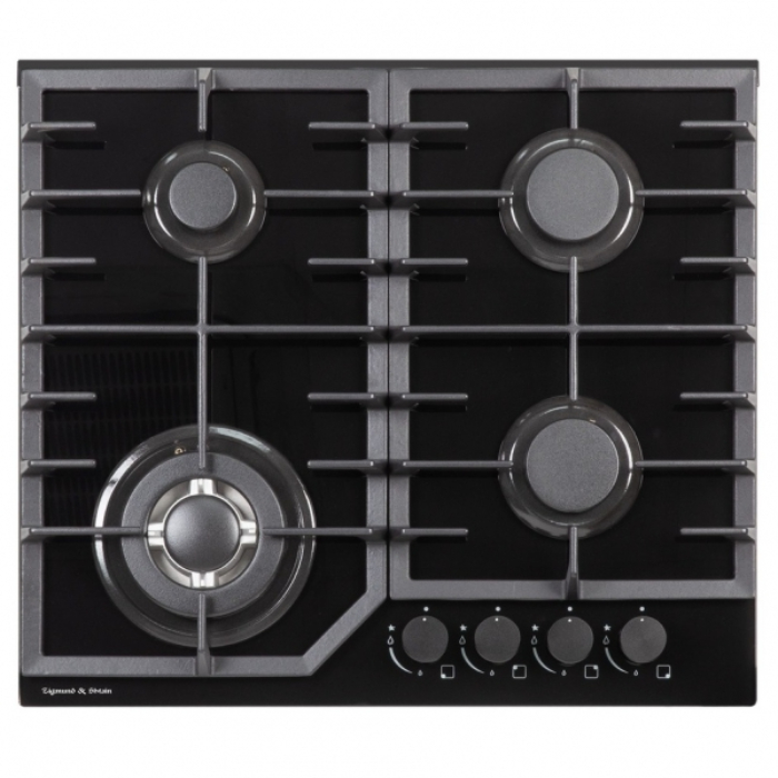 Варочная панель газовая Zigmund & Shtain M 32.6 B, черный