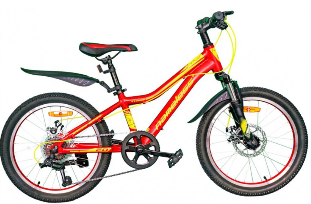 Купить Велосипед детский 20 NAMELESS J2200D DISK рама 11 ALU красный ...