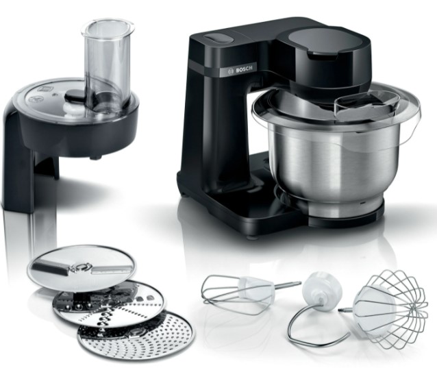Комбайн кухонный Bosch MUMS2EB01 черный/серебристый
