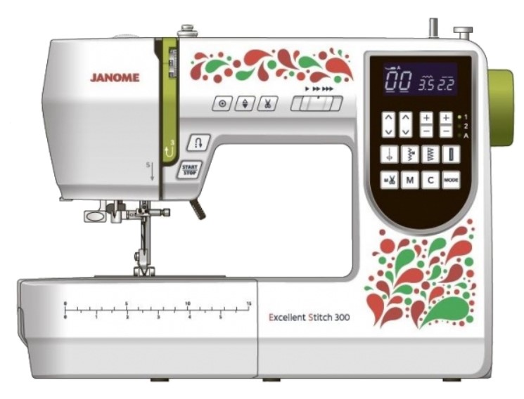 Швейная машина Janome Excellent Stitch 300 белый