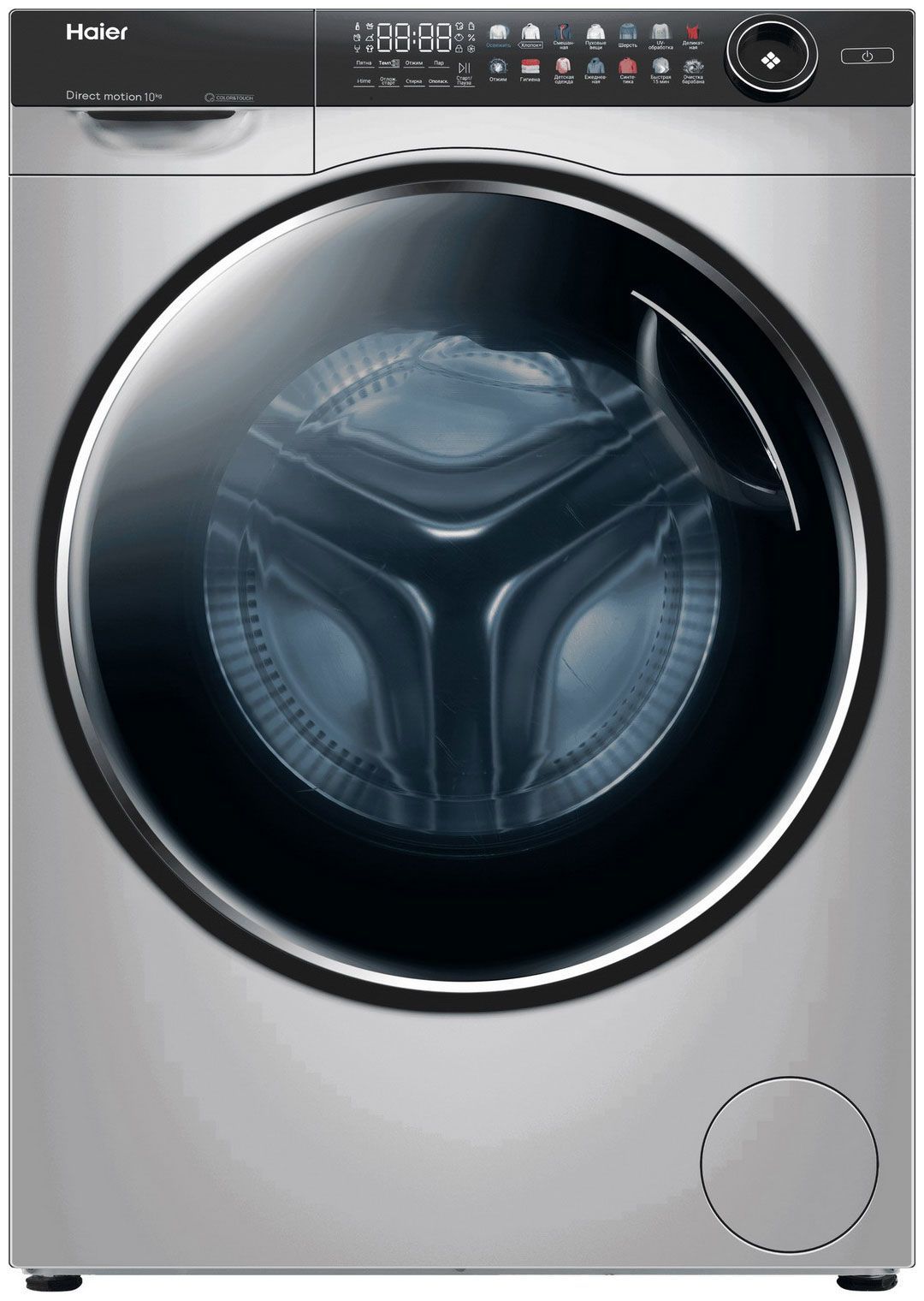 Стиральная машина Haier HW100-BD14378S, серебристый
