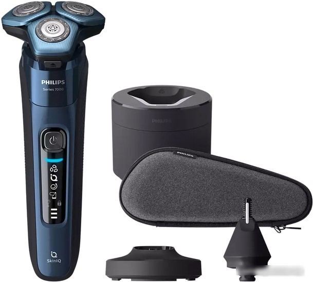 Электробритва Philips S7782/53, синий/черный