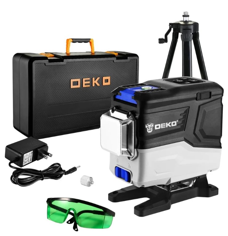 Уровень лазерный DEKO LL12-HVR SET 2 PREMIUM со штативом