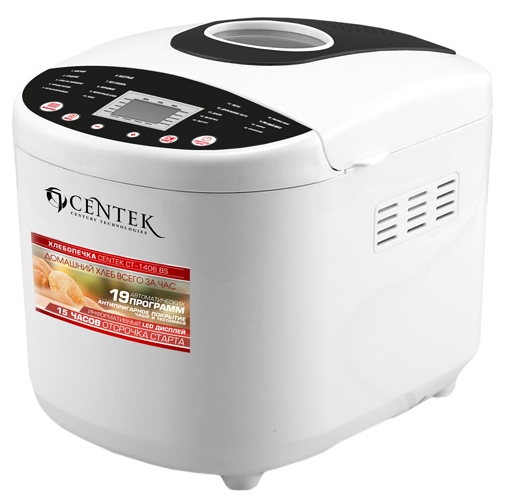 Хлебопечь CENTEK CT-1406 Белый