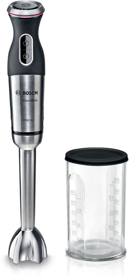 Блендер погружной Bosch MaxoMixx MS8CM6110 нержавеющая сталь/черный
