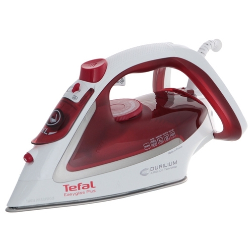 Утюг Tefal Easygliss Plus FV5717E0, белый/красный