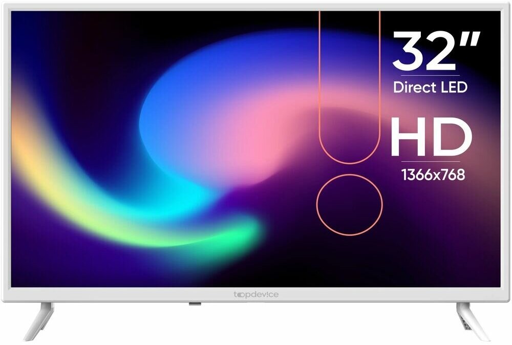 Телевизор Topdevice TDTV32BS04H_WE, белый