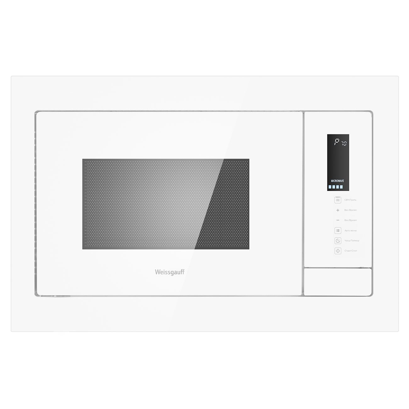 Микроволновая печь встраиваемая Weissgauff HMT-625 Touch Grill, белый