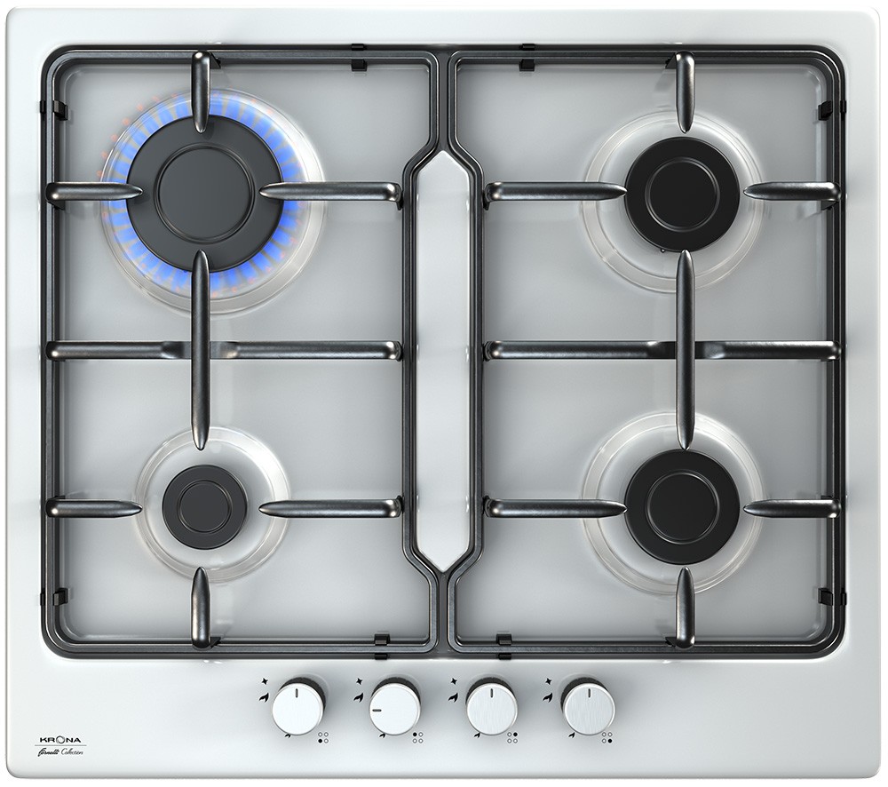 Варочная панель газовая Krona ORTICA 60 WH