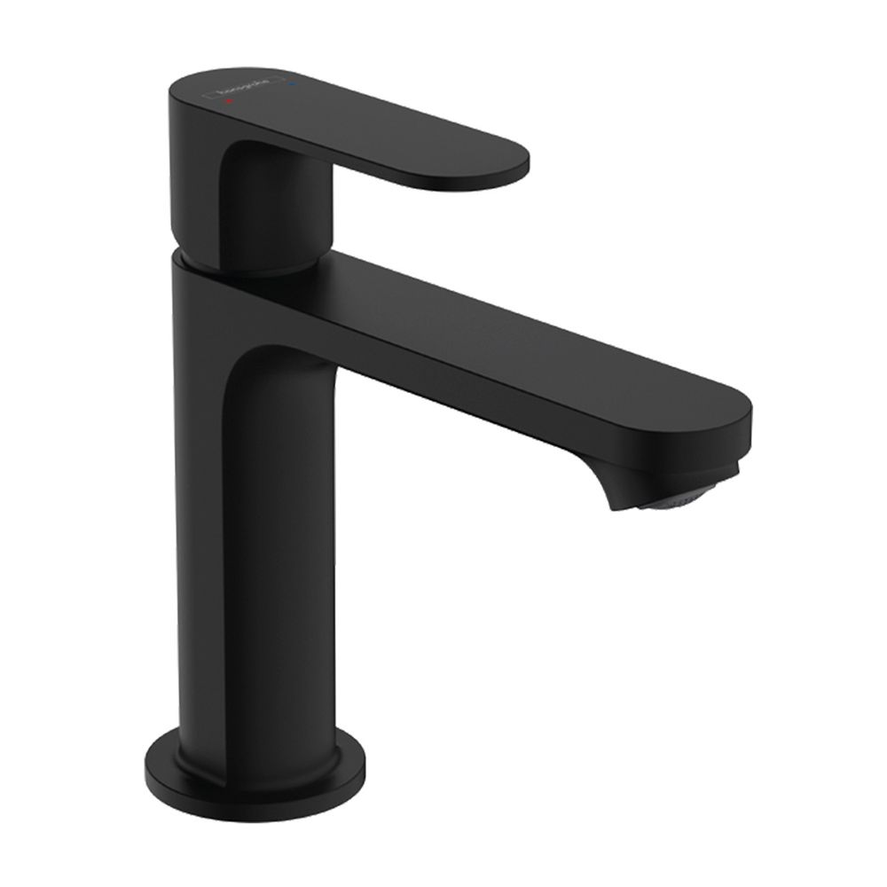 Смеситель для раковины Hansgrohe Rebris S 72517670 (с донным клапаном), черный матовый