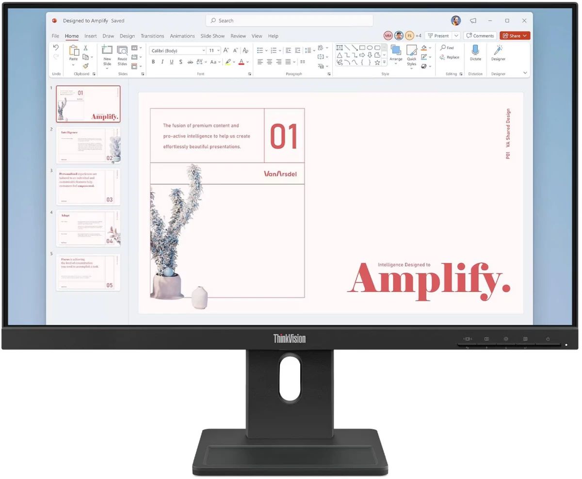 Монитор Lenovo ThinkVision E24-40, черный