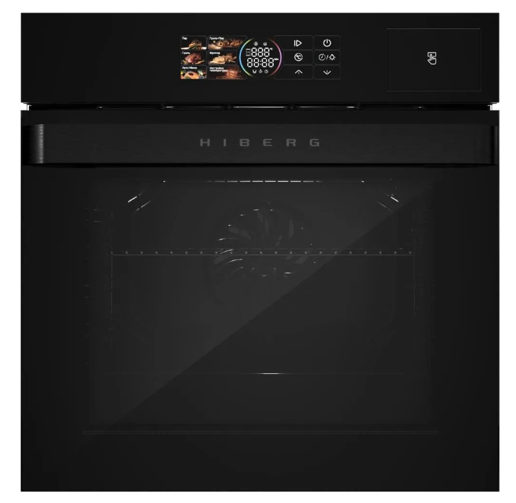 Духовой шкаф электрический HIBERG S-VM 6415 B SMART, черный