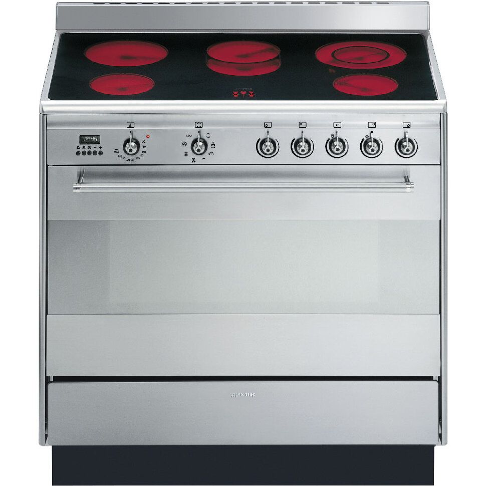 Плита электрическая Smeg SUK91CMX9, нержавеющая сталь