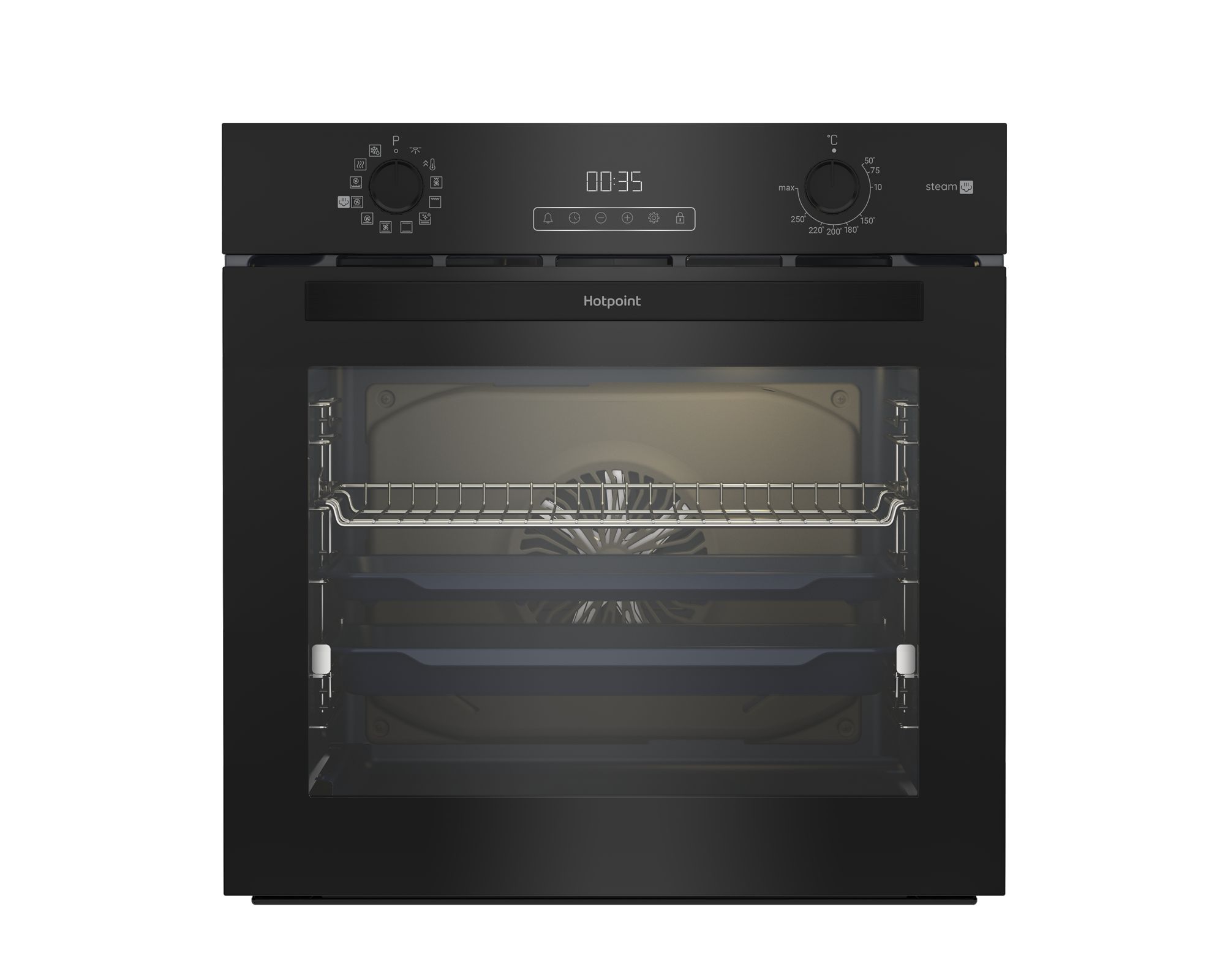 Духовой шкаф электрический Hotpoint HSTF 1231 JSAH BLG, черный