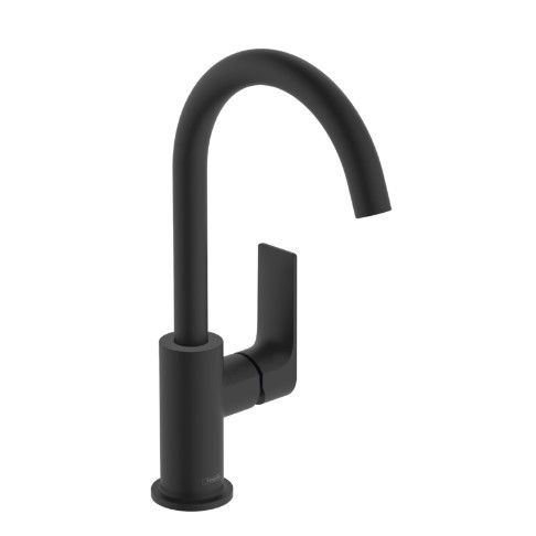 Смеситель для раковины Hansgrohe Rebris E 72576670, черный матовый