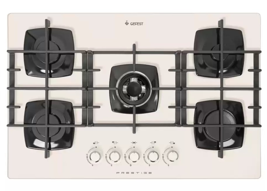 Варочная панель газовая Gefest СГ СН 2340 B81, кремовый