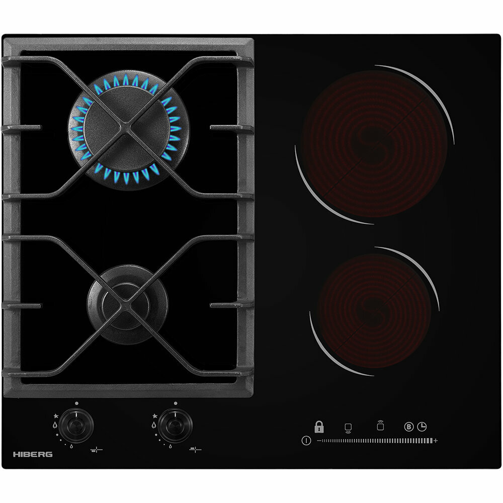 Варочная панель комбинированная HIBERG VM 6021 B