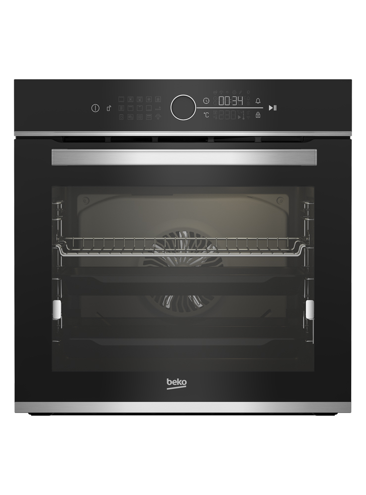 Духовой шкаф электрический Beko BBIM13400XCS, черный