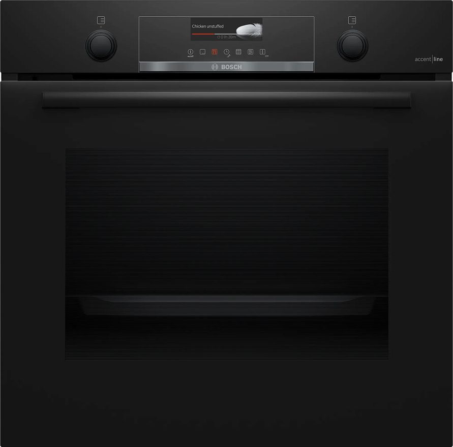 Духовой шкаф электрический Bosch HBG4795B7, черный
