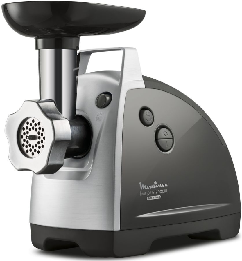 Мясорубка Moulinex ME683832 черный/серебристый