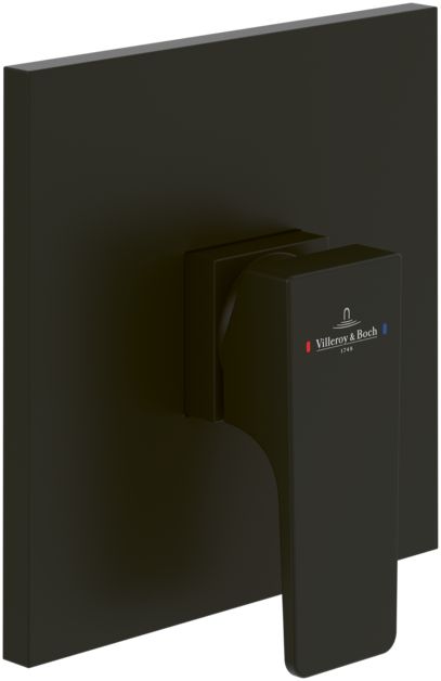 Смеситель для душа Villeroy & Boch Architectura Square TVS125002000K5, черный матовый