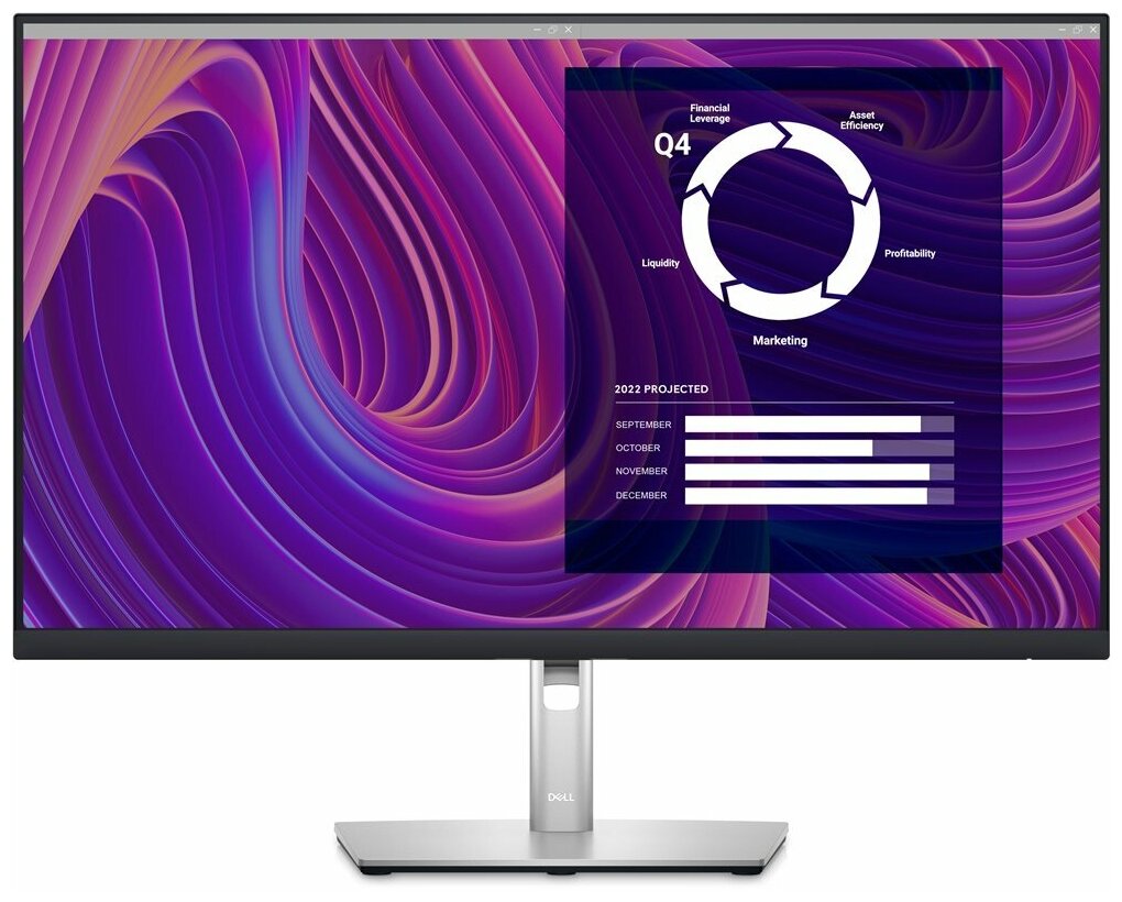 Монитор DELL P2423D, IPS, черный