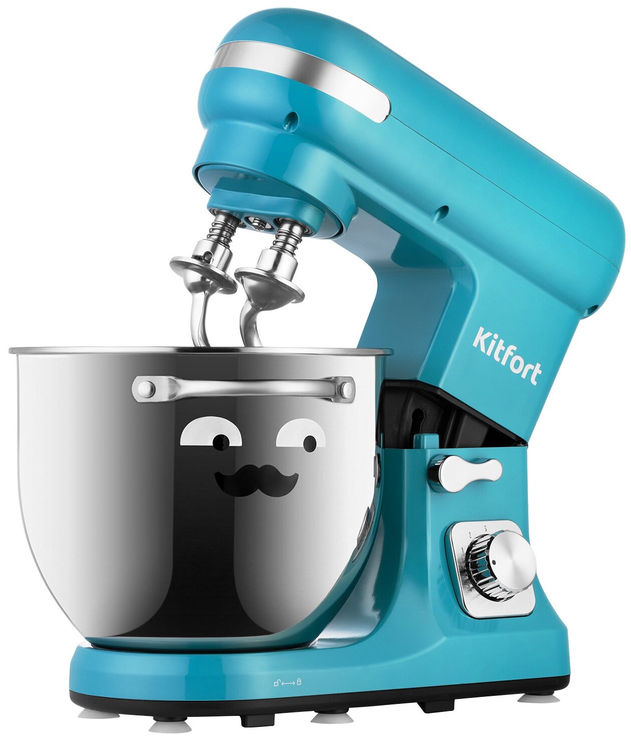 Миксер планетарный Kitfort КТ-3416-2 бирюзовый