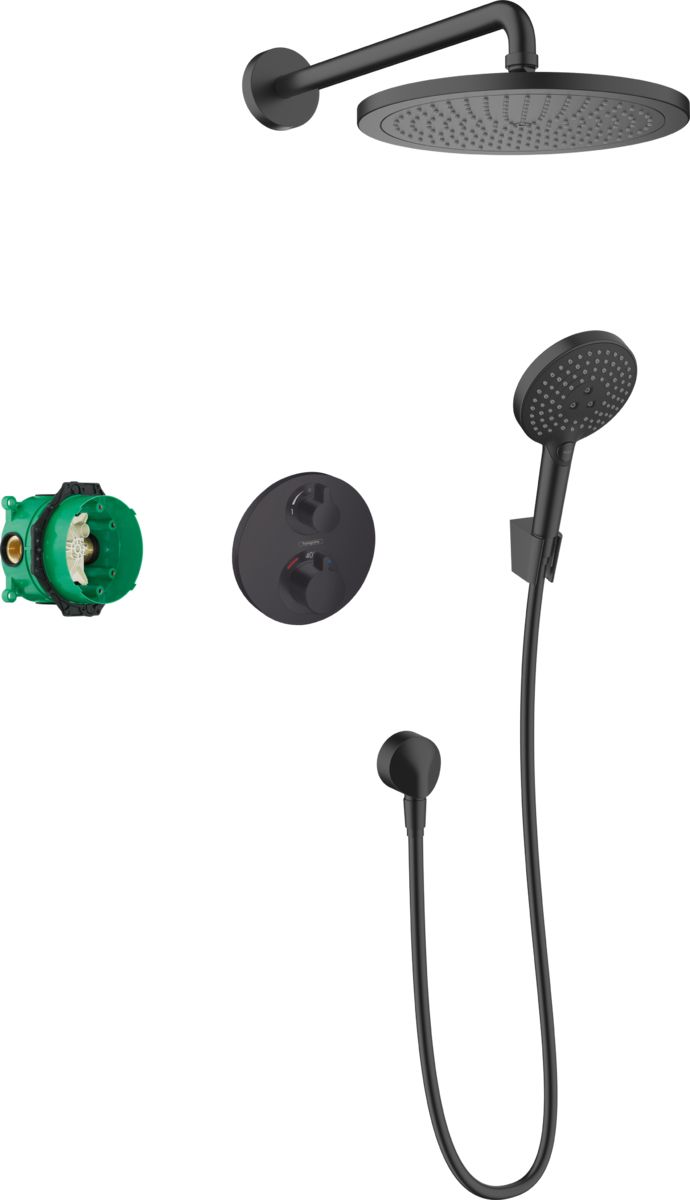 Душевая система Hansgrohe Croma 27961670 (с внутренней частью), черный