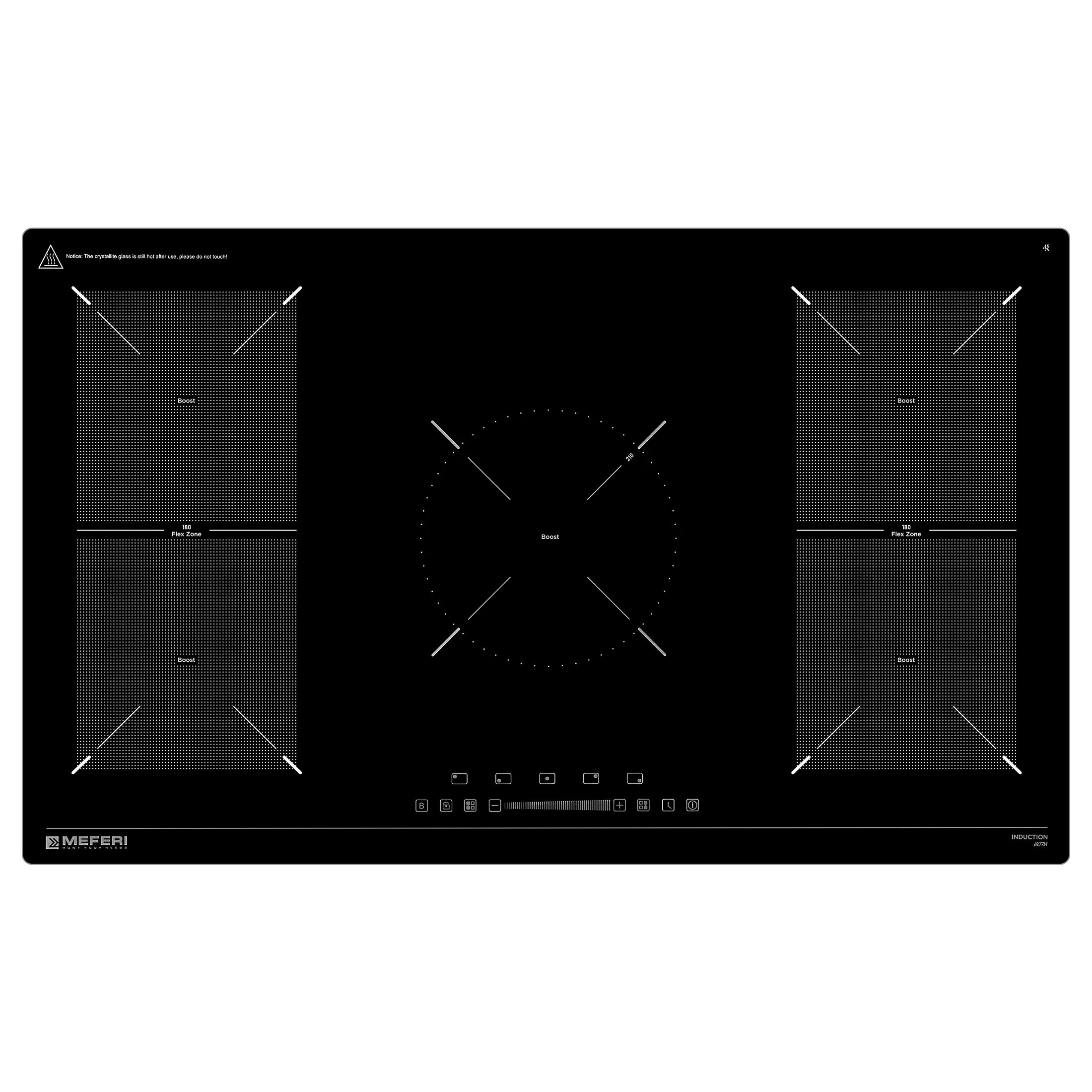 Варочная панель индукционная Meferi MIH905BK ULTRA, черный