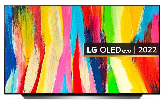 Телевизор LG OLED48C24LA.ARUB темно-серый