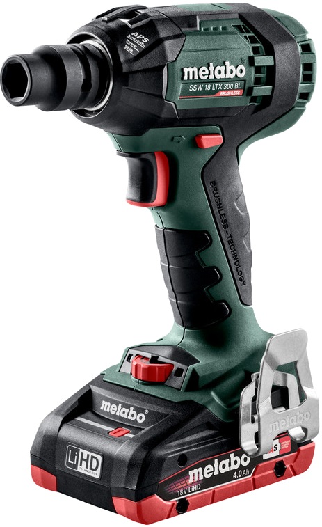 Гайковерт Metabo SSW 18 LTX 300 BL 602395800 (с 2-мя АКБ, кейс)