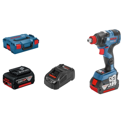 Гайковерт BOSCH GDX 18V-200 C 5.0Ач x2 L-BOXX 0.601.9G4.201