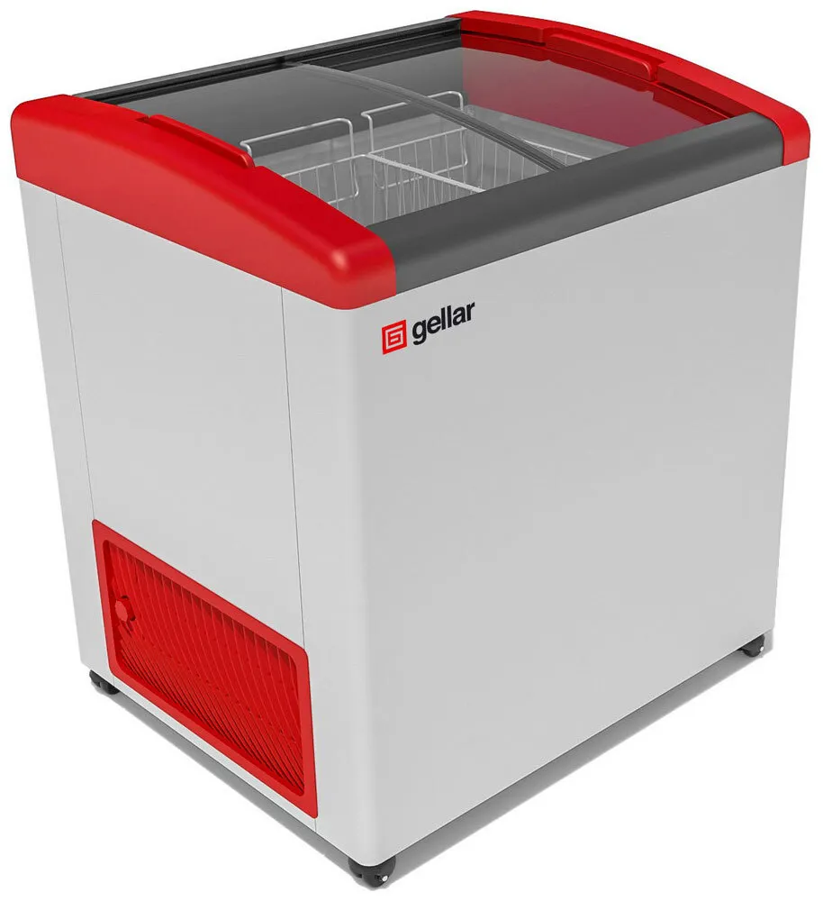 Морозильник GELLAR FG 250 E красный