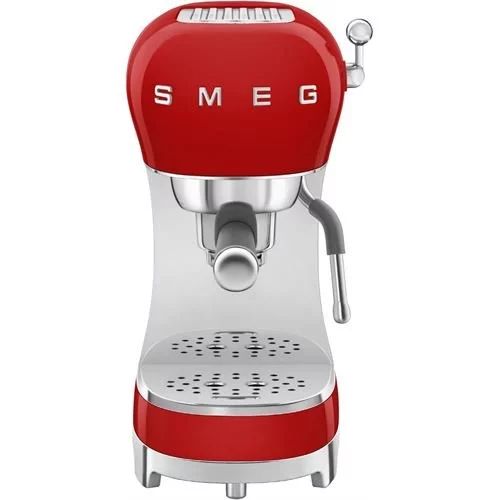Кофемашина рожковая Smeg ECF02RDEU, красный