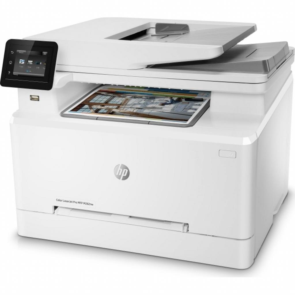 МФУ лазерный HP Color LaserJet Pro M282nw (7KW72A), белый