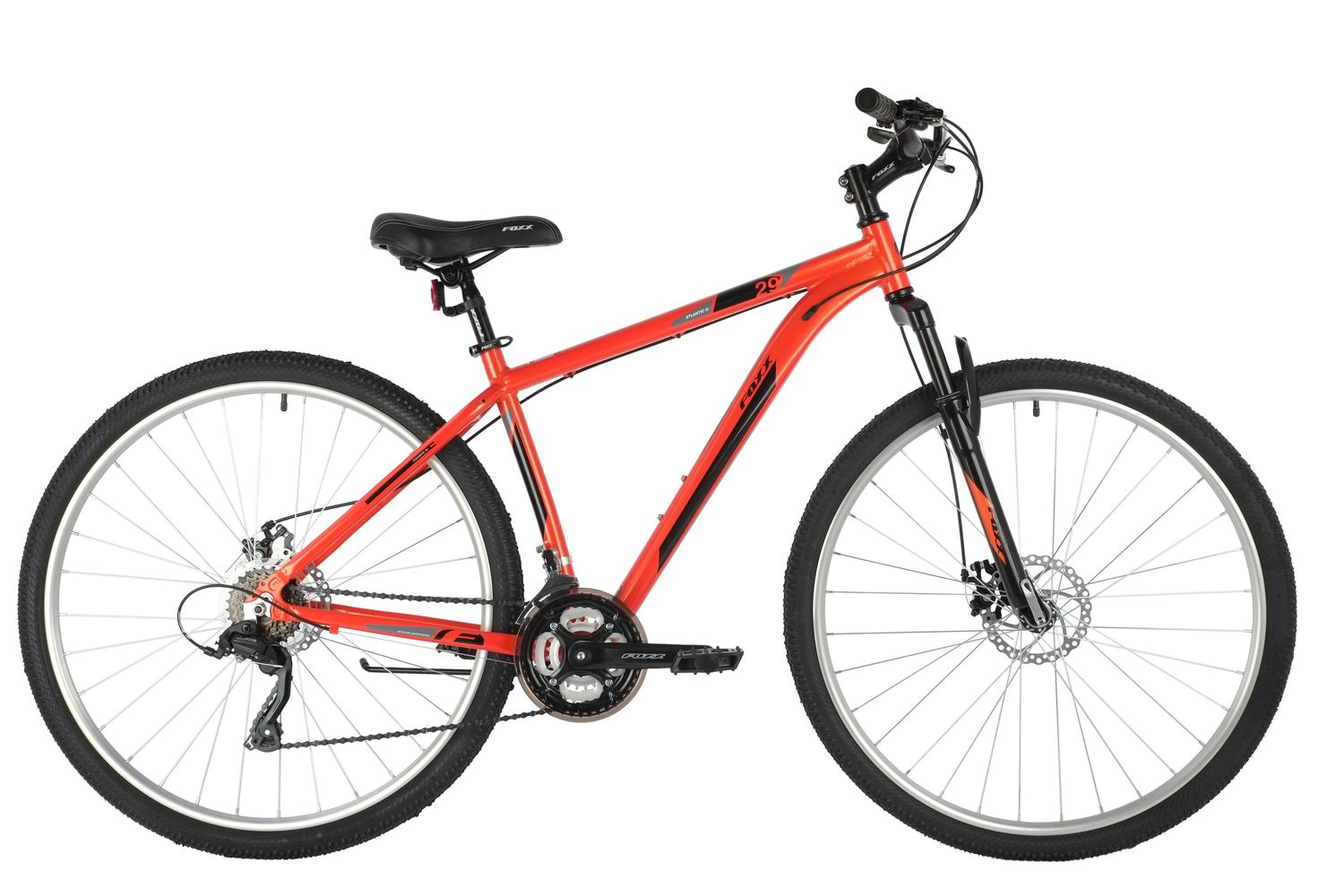 Велосипед горный 29 Foxx AZTEC D RD1, 18-ск, рама 18 красный