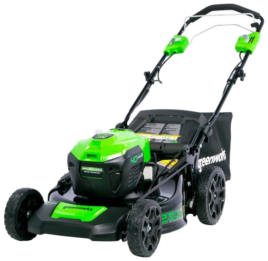 Газонокосилка аккумуляторная GreenWorks GD40LM46SP, арт. 2506807UB (с АКБ и ЗУ)