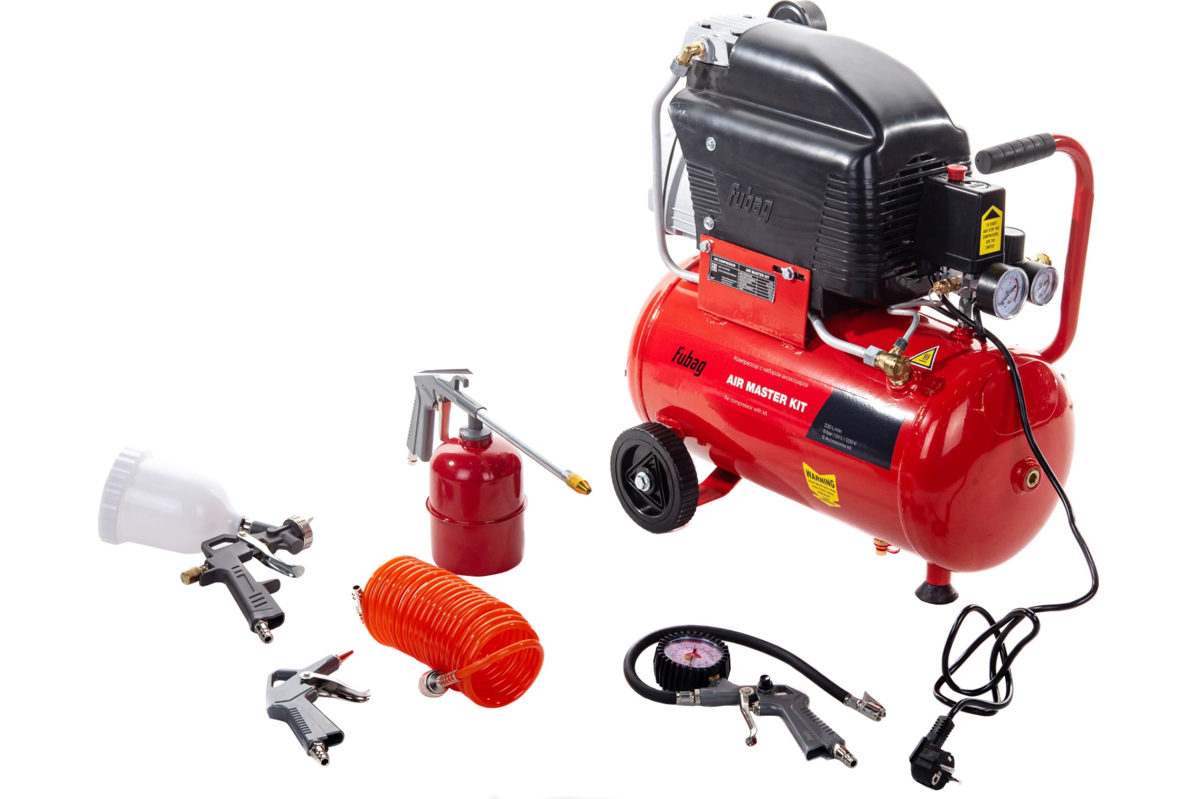 Компрессор FUBAG AIR MASTER KIT + 6 предметов