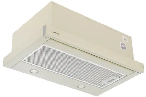 Вытяжка Akpo Light Eco Glass Twin 50 WK-7 бежевое стекло