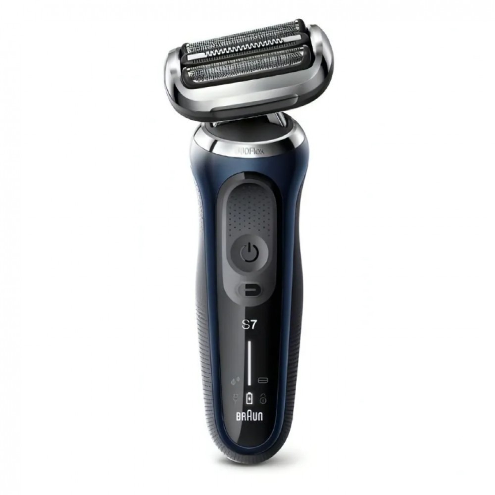 Электробритва Braun S7 71-B1000s Wet Dry, Black/Blue (Б0058415)