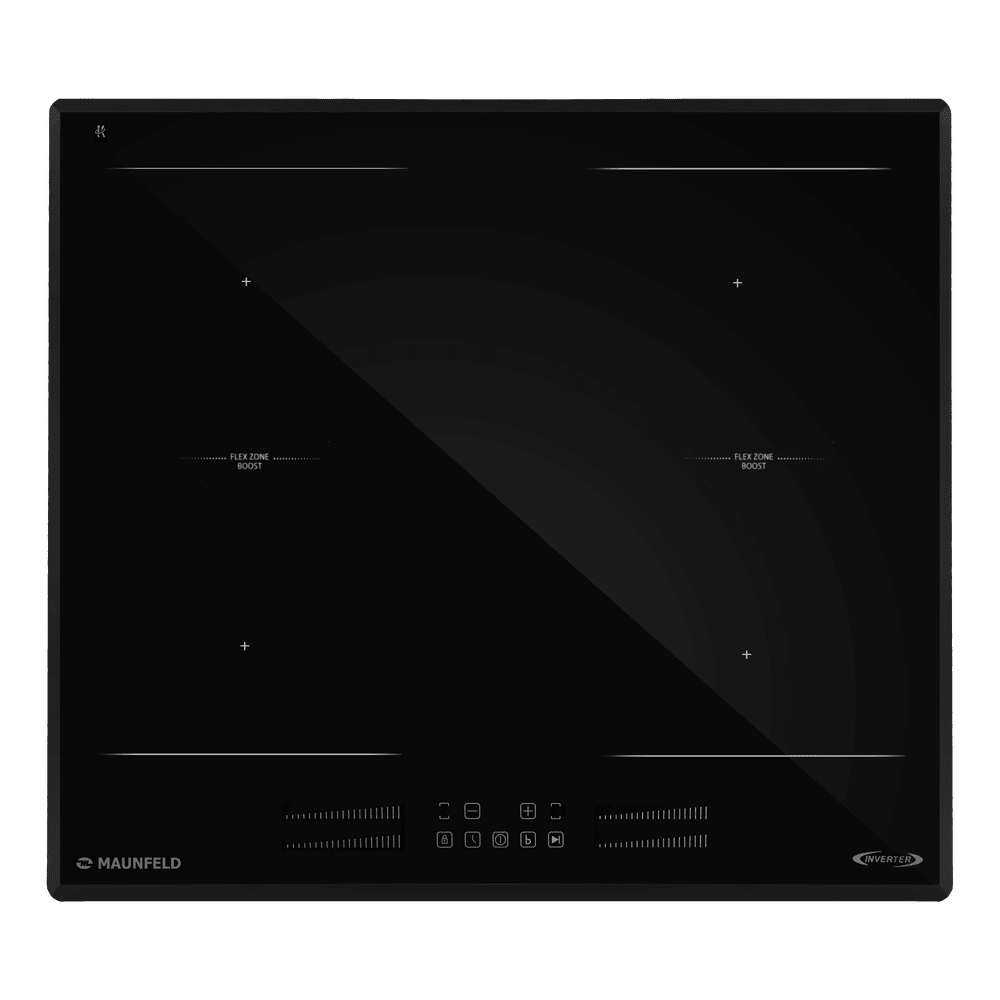 Варочная панель индукционная Maunfeld AVI6044SSFBK, черный
