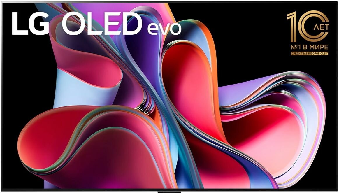 Телевизор LG OLED65G3RLA.ARUB атласное серебро