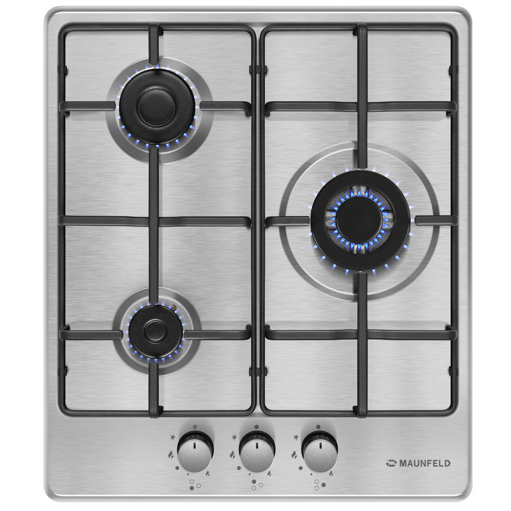 Варочная панель газовая Maunfeld EGHS.43.33STS-ES/G, нержавеющая сталь