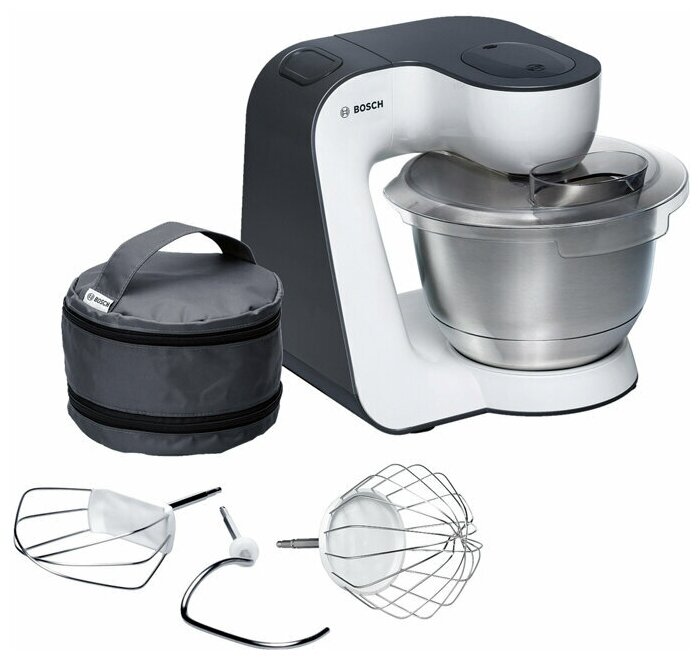 Комбайн кухонный Bosch MUM54A00 серый/белый