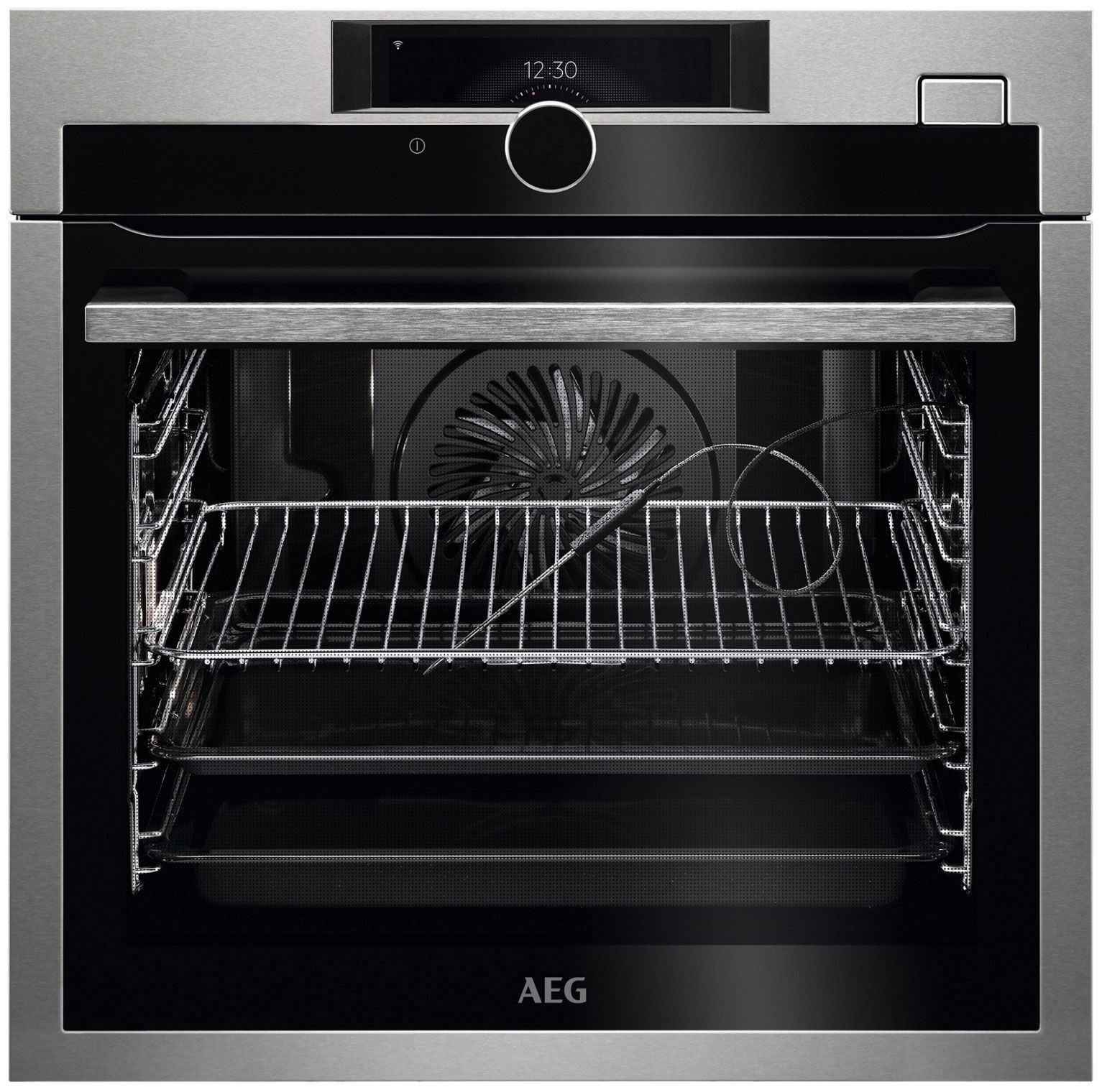 Духовой шкаф электрический AEG BSE988330M, черный/серебристый