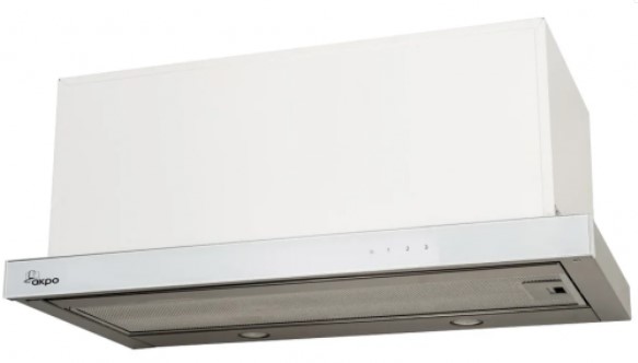 Вытяжка Akpo Light Glass Touch Twin 60 WK-7 белое стекло/нержавеющая сталь