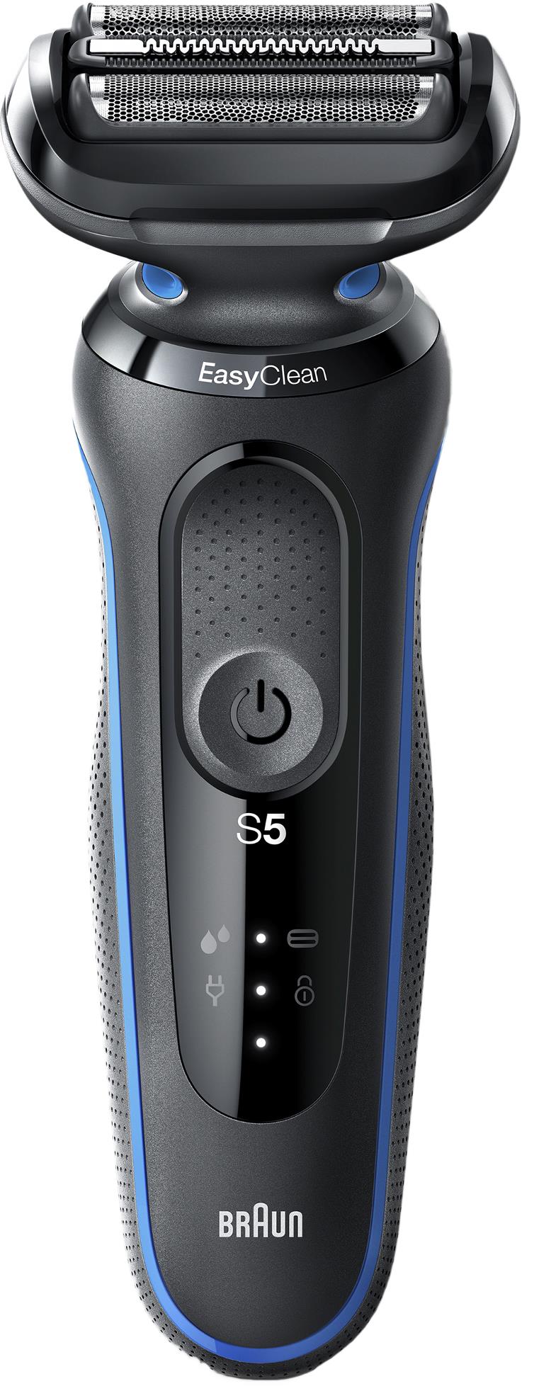 Электробритва Braun 50-B1200s черный/синий
